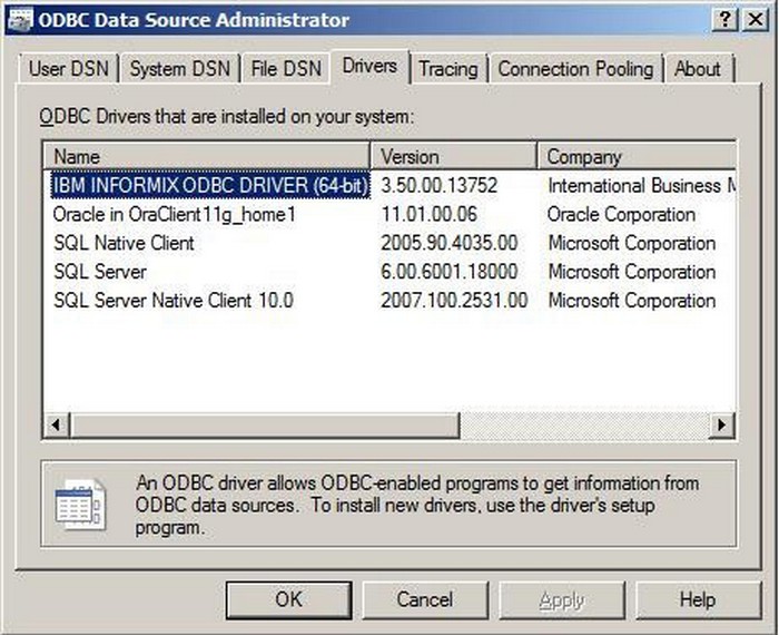 microsoft odbc driver for sql server
